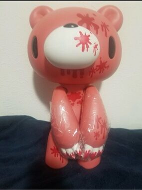 GLOOMY BEAR HUGE 16” RARE HTF NWT JAPAN RELEASE 2007 PINK & BLOODY 100%AUTHENTIC
